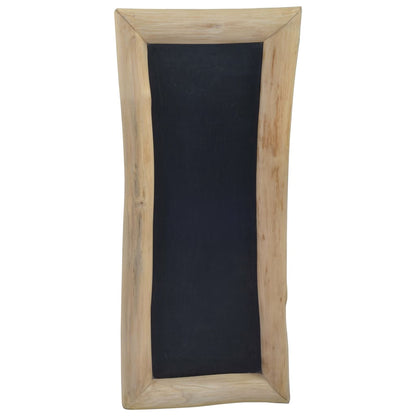 Berkfield Blackboards 3 pcs 30x70 cm Teak Wood