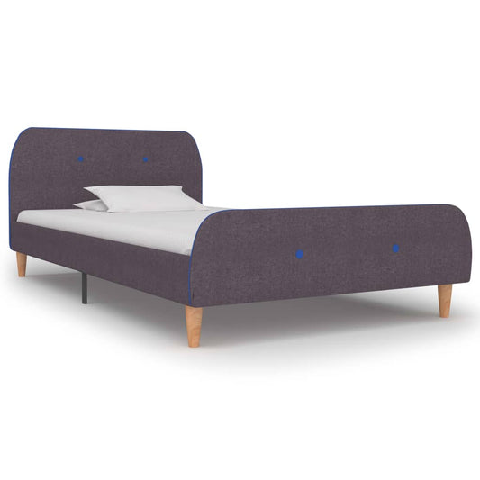 Berkfield Bed Frame Taupe Fabric 90x190 cm 3FT Single