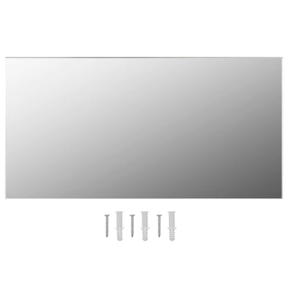 Berkfield Frameless Mirror 120x60 cm Glass