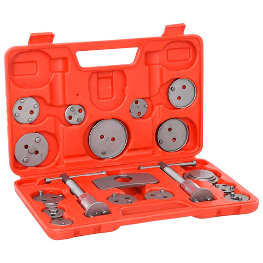 Berkfield 18 Pieces Disc Brake Caliper Wind Back Tool Kit