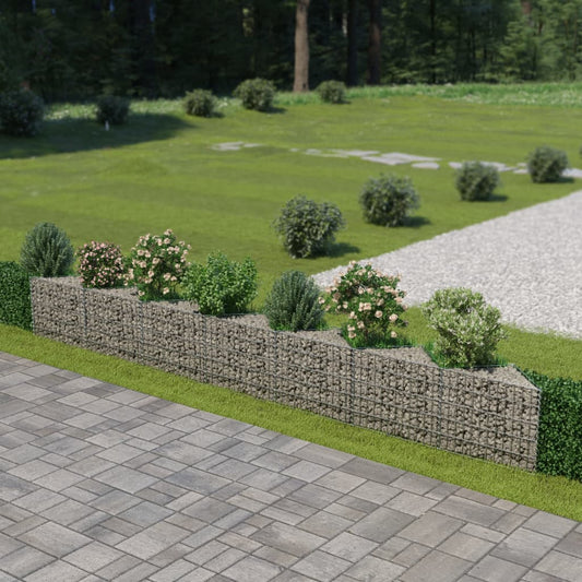 Berkfield Gabion Wall Galvanised Steel 450x30x50 cm
