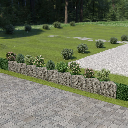 Berkfield Gabion Wall Galvanised Steel 630x30x50 cm