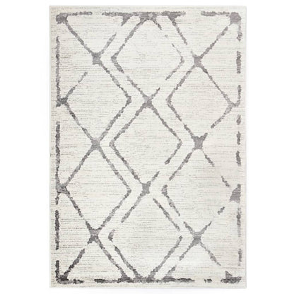 Berkfield Rug Cream and Grey 80x150 cm PP