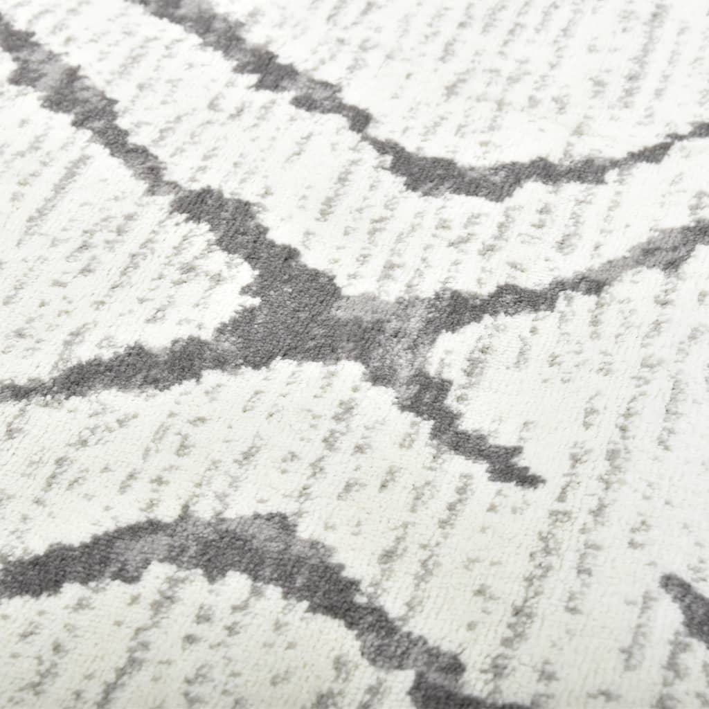 Berkfield Rug Cream and Grey 80x150 cm PP