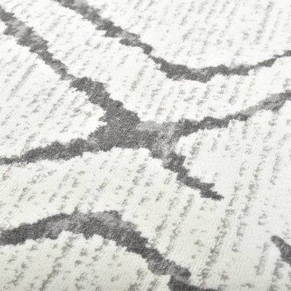 Berkfield Rug Cream and Grey 80x150 cm PP