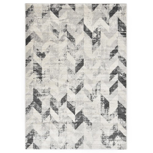 Berkfield Rug Grey and White 120x170 cm PP