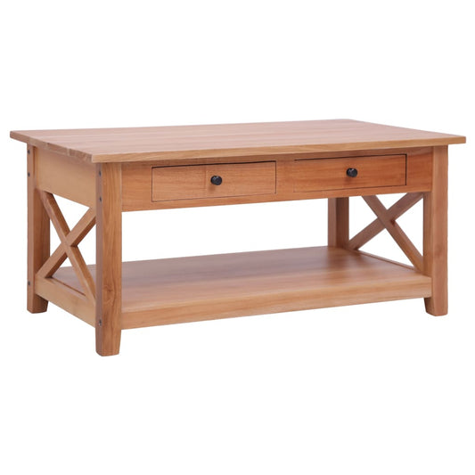 Berkfield Coffee Table 100x55x46 cm Solid Mahogany Wood