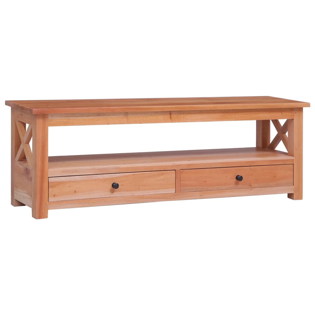 Berkfield TV Cabinet 120x30x40 cm Solid Mahogany Wood
