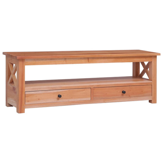 Berkfield TV Cabinet 120x30x40 cm Solid Mahogany Wood