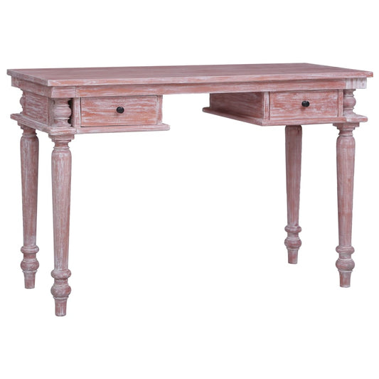Berkfield Desk 120x50x78 cm Solid Mahogany Wood
