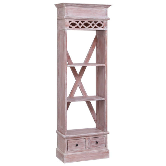 Berkfield Highboard 60x30x180 cm Solid Mahogany Wood