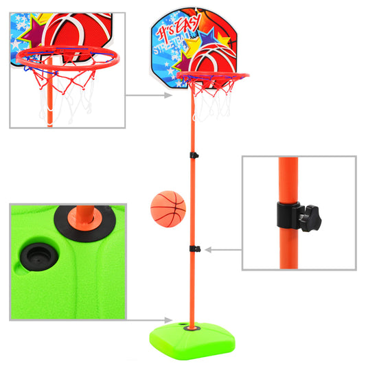 Berkfield Kids' Basketball Hoop and Ball Set