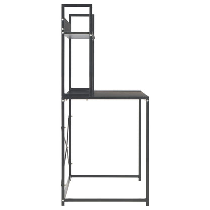 Berkfield Computer Desk Black 120x60x138 cm