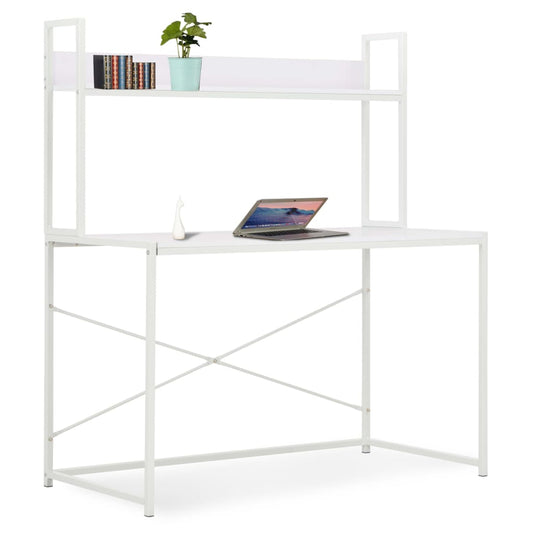 Berkfield Computer Desk White 120x60x138 cm