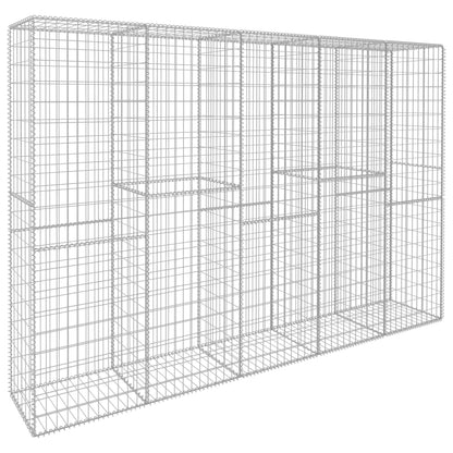 Berkfield Gabion Wall with Cover Galvanised Steel 300x50x200 cm