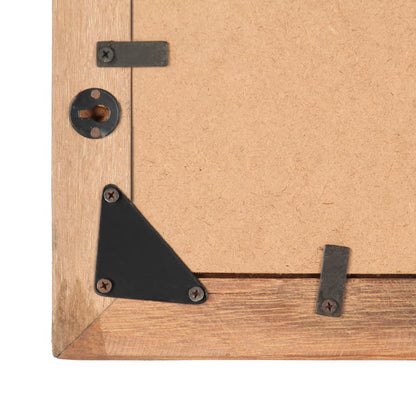 Berkfield Photo Frames 2 pcs 25x30 cm Solid Reclaimed Wood and Glass