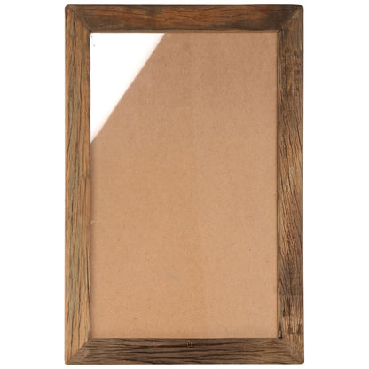 Berkfield Photo Frames 2 pcs 50x70 cm Solid Reclaimed Wood and Glass