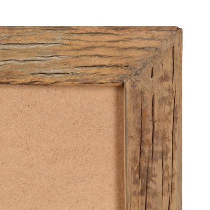 Berkfield Photo Frames 2 pcs 50x70 cm Solid Reclaimed Wood and Glass