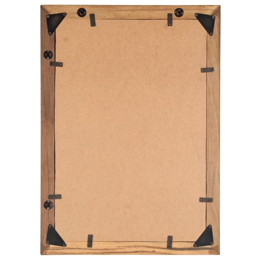Berkfield Photo Frames 2 pcs 50x70 cm Solid Reclaimed Wood and Glass