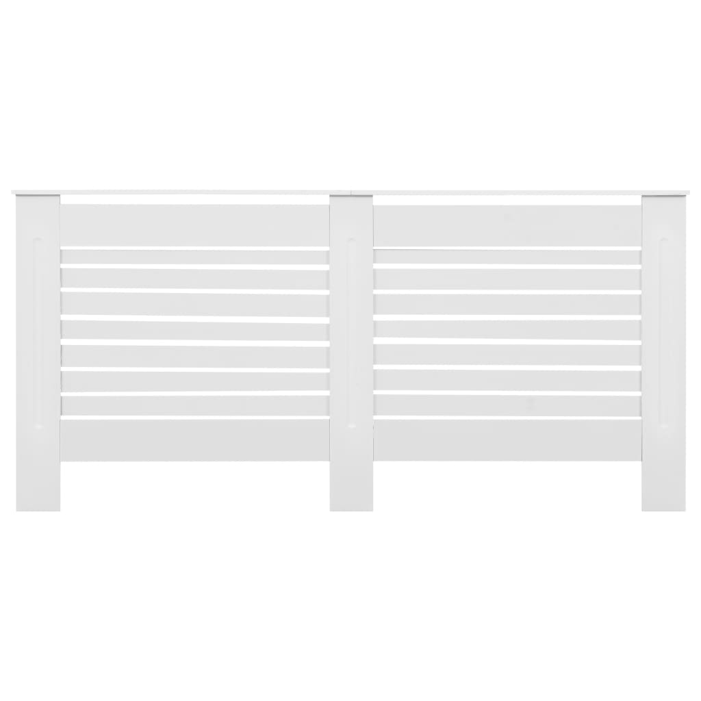 Berkfield Radiator Cover White 172x19x81.5 cm MDF