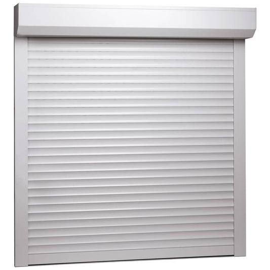 Berkfield Roller Shutter Aluminium 100x100 cm White