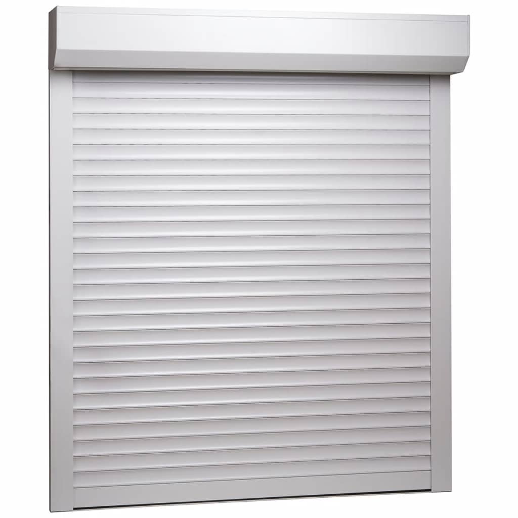 Berkfield Roller Shutter Aluminium 100x120 cm White