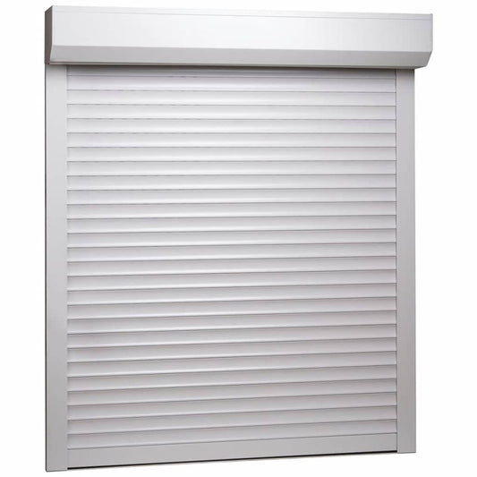 Berkfield Roller Shutter Aluminium 100x120 cm White