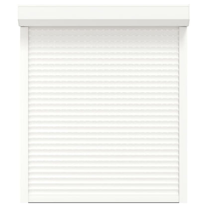 Berkfield Roller Shutter Aluminium 110x130 cm White