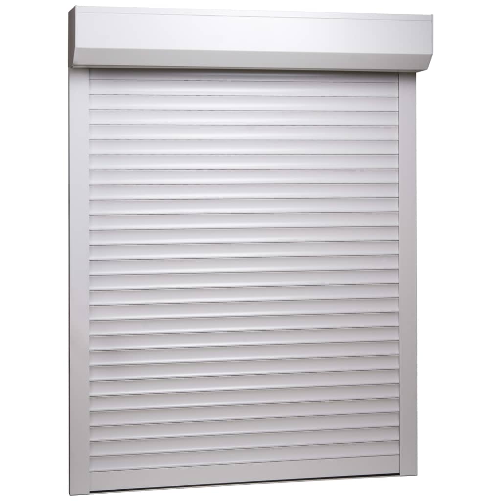 Berkfield Roller Shutter Aluminium 120x150 cm White