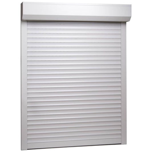 Berkfield Roller Shutter Aluminium 130x140 cm White