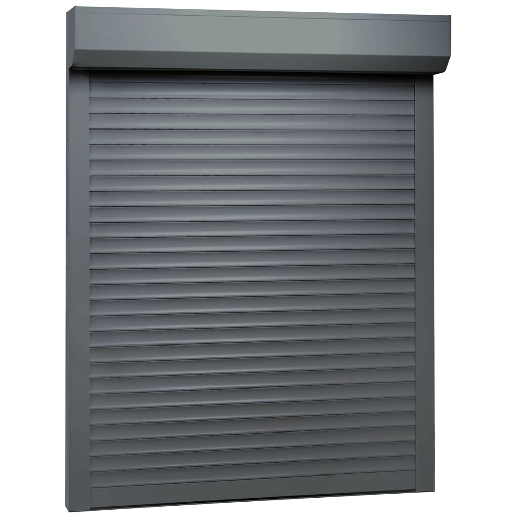 Berkfield Roller Shutter Aluminium 100x130 cm Anthracite