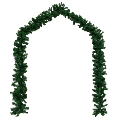 Berkfield Christmas Garlands 4 pcs Green 270 cm PVC