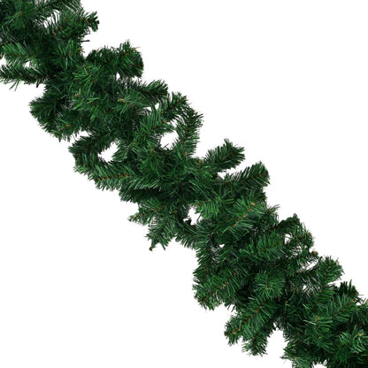 Berkfield Christmas Garlands 4 pcs Green 270 cm PVC
