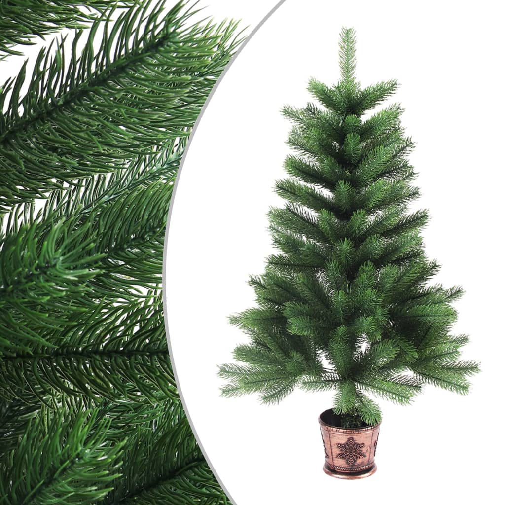 Berkfield Artificial Christmas Tree Lifelike Needles 90 cm Green