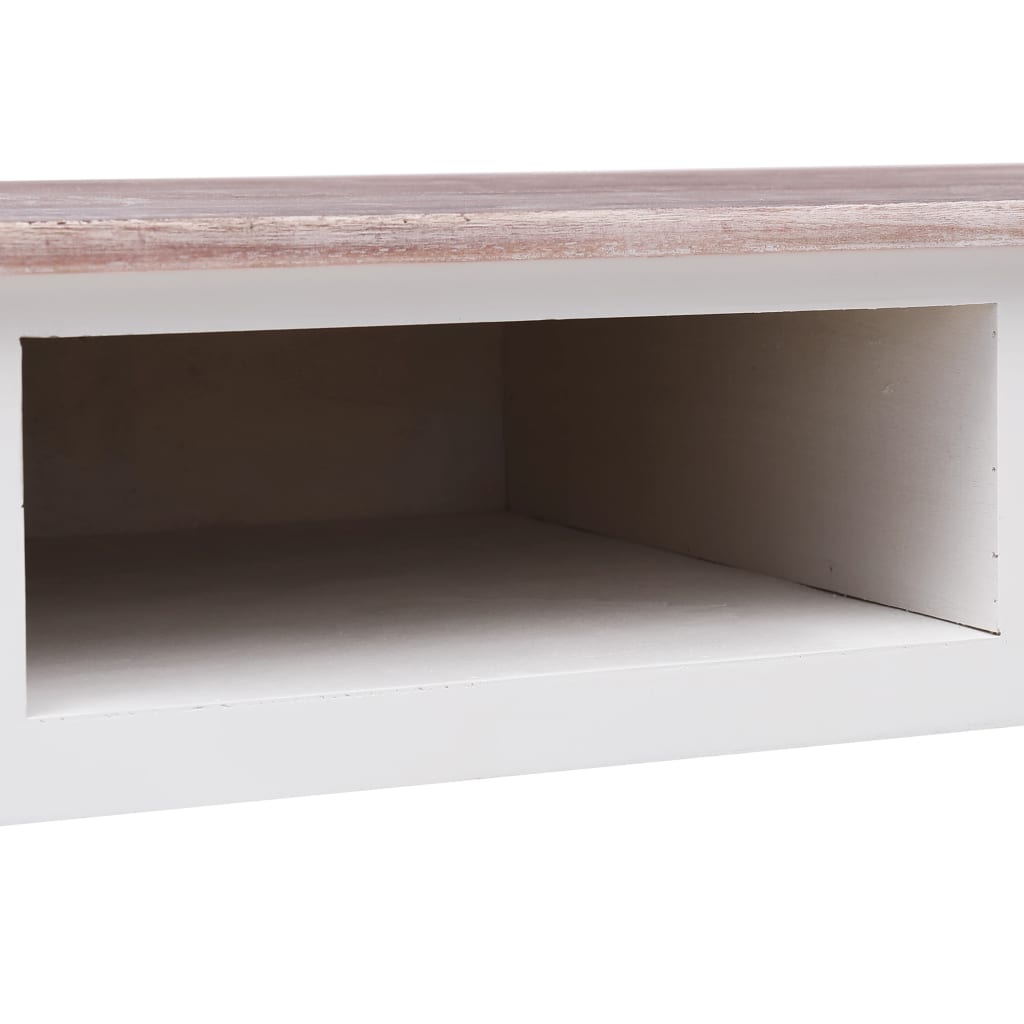 Berkfield Writing Desk Brown 110x45x76 cm Wood