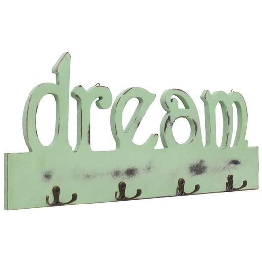 Berkfield Wall Mounted Coat Rack DREAM 50x23 cm