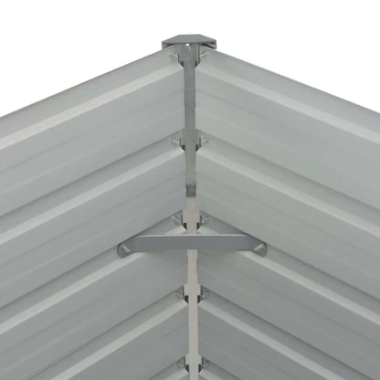 Berkfield Raised Garden Bed Anthracite 160x80x77 cm Galvanised Steel