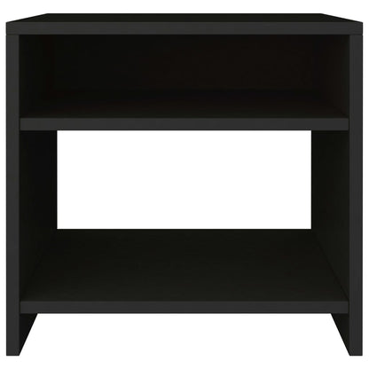 Berkfield Bedside Cabinet Black 40x30x40 cm Engineered Wood
