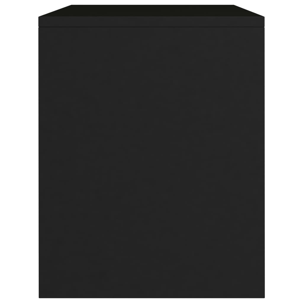 Berkfield Bedside Cabinet Black 40x30x40 cm Engineered Wood