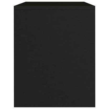 Berkfield Bedside Cabinet Black 40x30x40 cm Engineered Wood