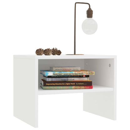 Berkfield Bedside Cabinets 2 pcs White 40x30x30 cm Engineered Wood