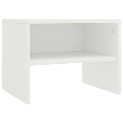 Berkfield Bedside Cabinets 2 pcs White 40x30x30 cm Engineered Wood