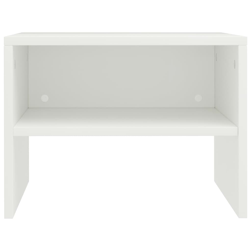 Berkfield Bedside Cabinets 2 pcs White 40x30x30 cm Engineered Wood