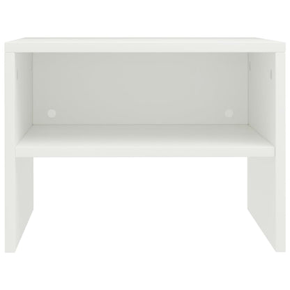Berkfield Bedside Cabinets 2 pcs White 40x30x30 cm Engineered Wood