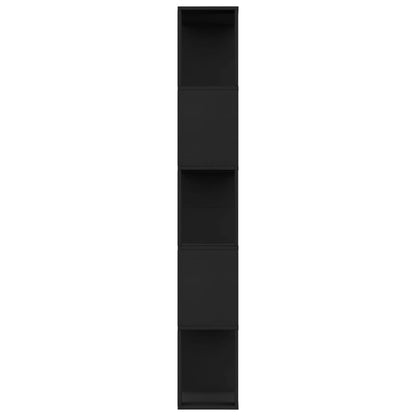Berkfield Book Cabinet/Room Divider Black 80x24x159 cm Engineered Wood