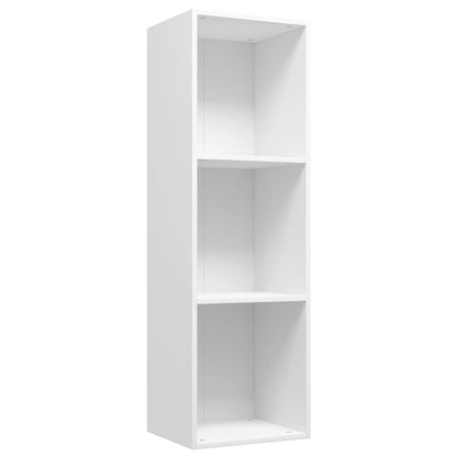 Berkfield Book Cabinet/TV Cabinet White 36x30x114 cm Engineered Wood
