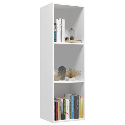 Berkfield Book Cabinet/TV Cabinet White 36x30x114 cm Engineered Wood