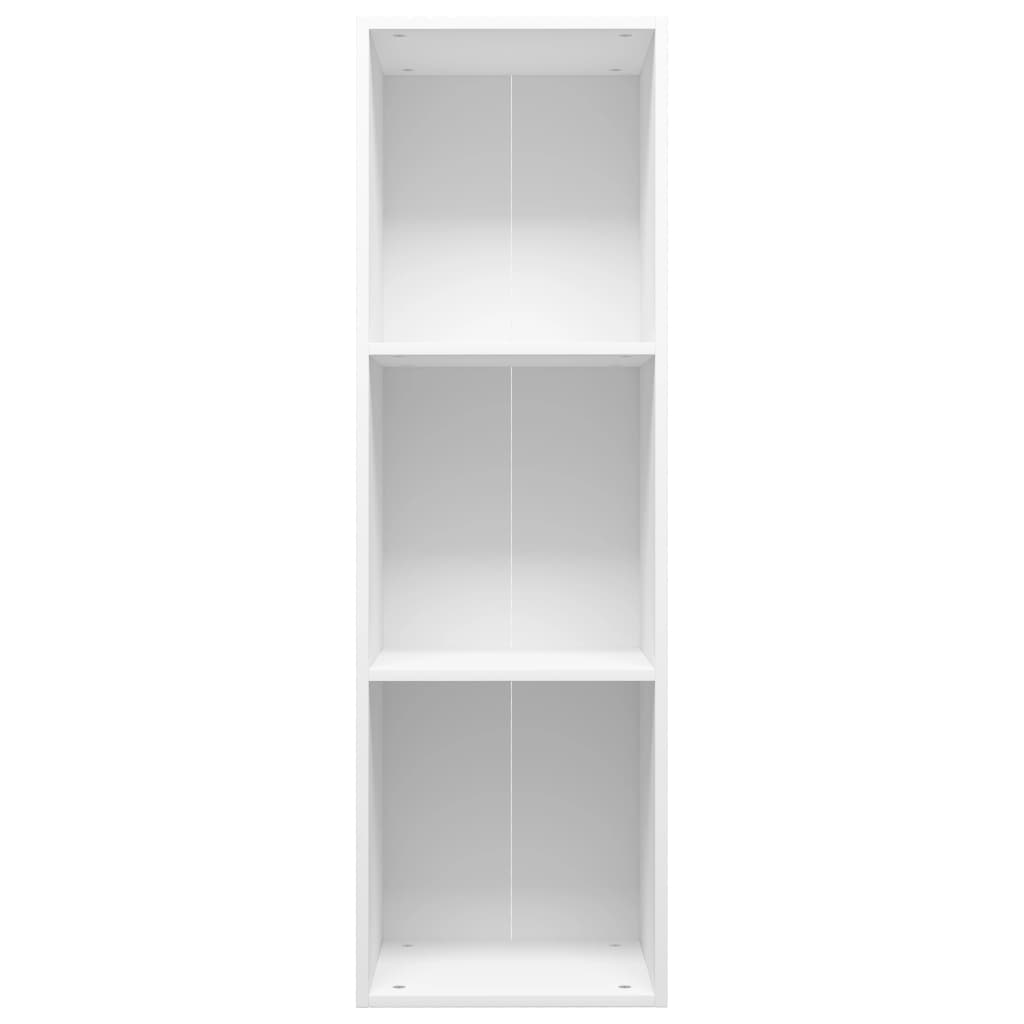 Berkfield Book Cabinet/TV Cabinet White 36x30x114 cm Engineered Wood