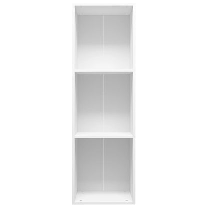Berkfield Book Cabinet/TV Cabinet White 36x30x114 cm Engineered Wood