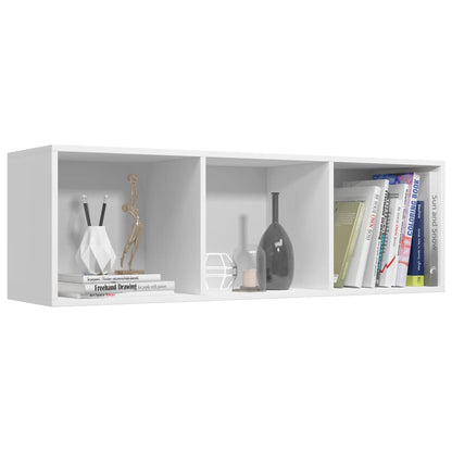 Berkfield Book Cabinet/TV Cabinet White 36x30x114 cm Engineered Wood